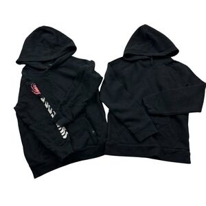 Old Navy Art Class Boy's 8 Set Of 2 Black Hoodie Sweatshirt